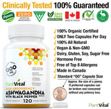 Organic Ashwagandha w Black Pepper