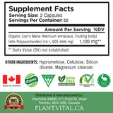 Organic Lion’s Mane