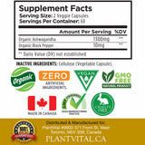 Organic Ashwagandha w Black Pepper