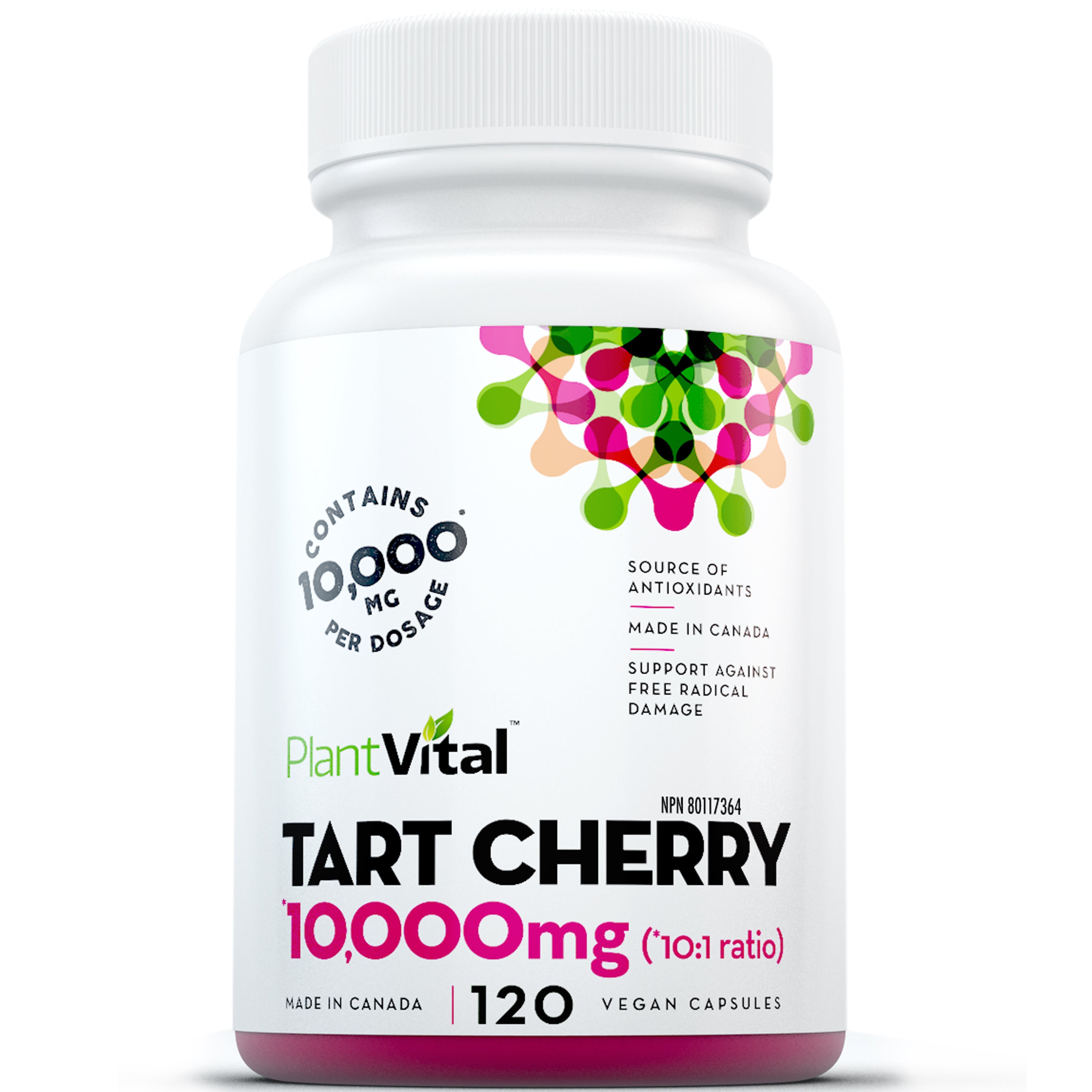 Tart Cherry Extract 10,000mg dosage PlantVital