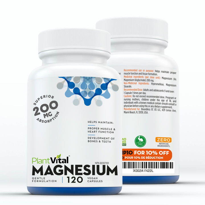Magnesium (Magnesium Bisglycinate) 200mg