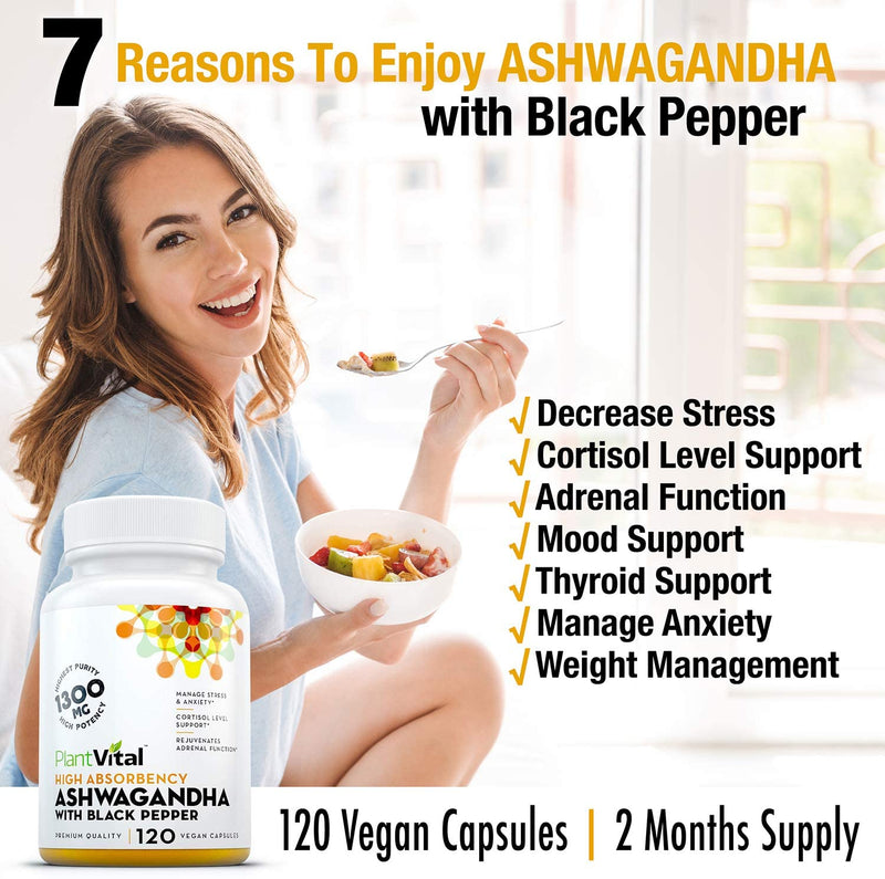 Organic Ashwagandha w Black Pepper