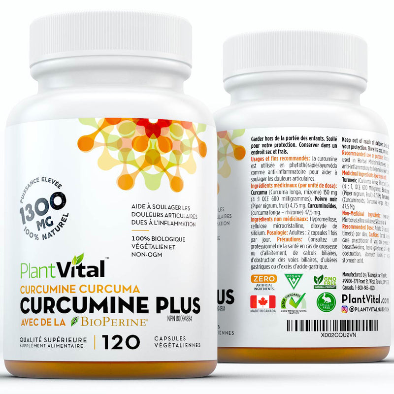 Organic Turmeric Curcumin w BioPerine